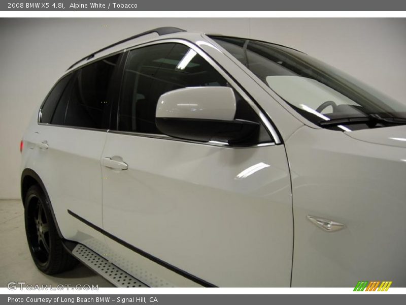 Alpine White / Tobacco 2008 BMW X5 4.8i
