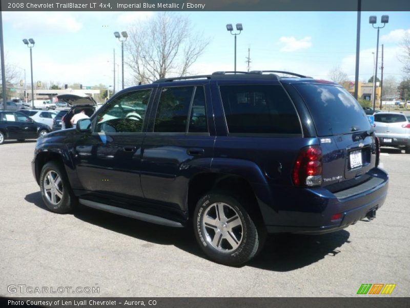 Imperial Blue Metallic / Ebony 2008 Chevrolet TrailBlazer LT 4x4