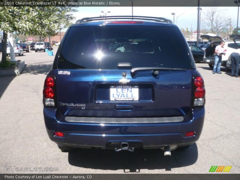 Imperial Blue Metallic / Ebony 2008 Chevrolet TrailBlazer LT 4x4