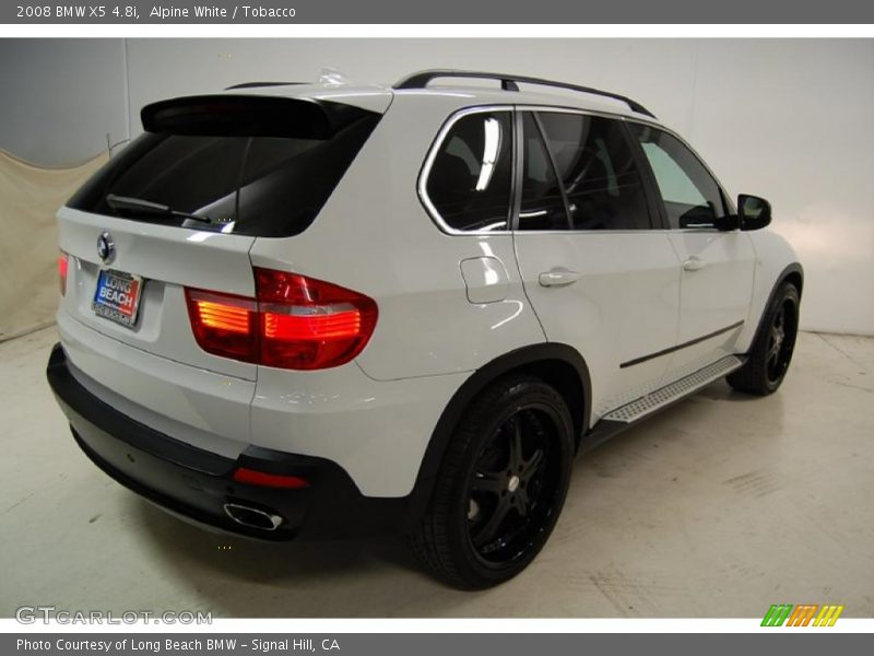 Alpine White / Tobacco 2008 BMW X5 4.8i