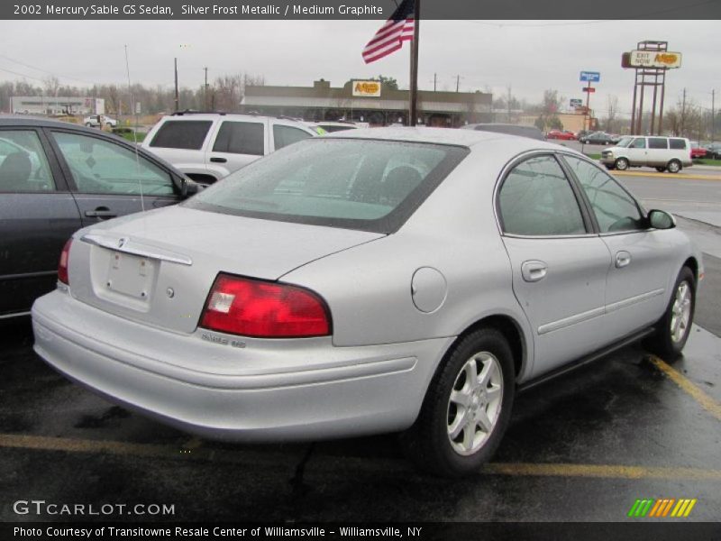 Silver Frost Metallic / Medium Graphite 2002 Mercury Sable GS Sedan