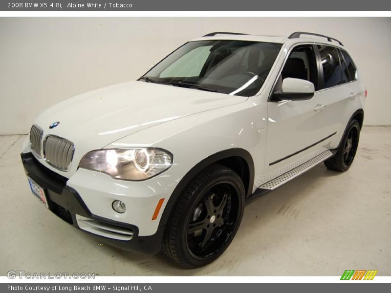 Alpine White / Tobacco 2008 BMW X5 4.8i