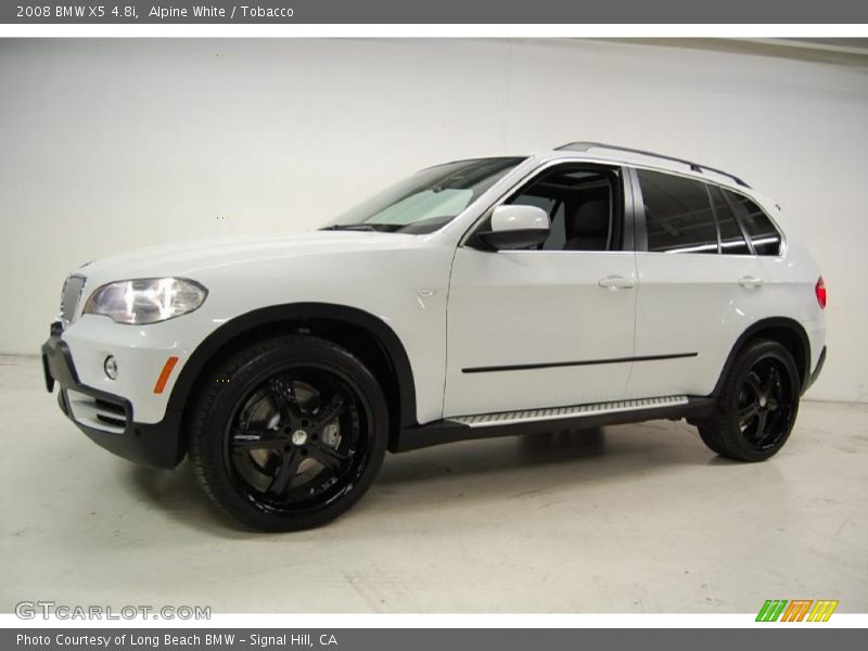 Alpine White / Tobacco 2008 BMW X5 4.8i