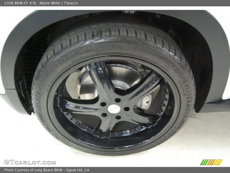 Alpine White / Tobacco 2008 BMW X5 4.8i