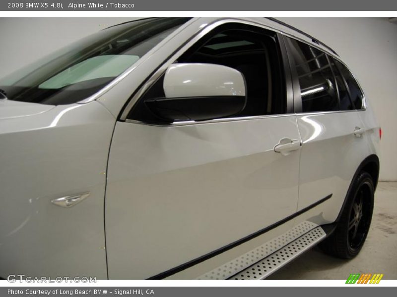 Alpine White / Tobacco 2008 BMW X5 4.8i