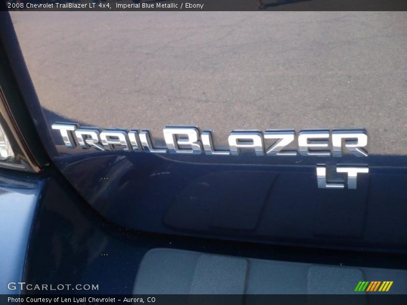 Imperial Blue Metallic / Ebony 2008 Chevrolet TrailBlazer LT 4x4