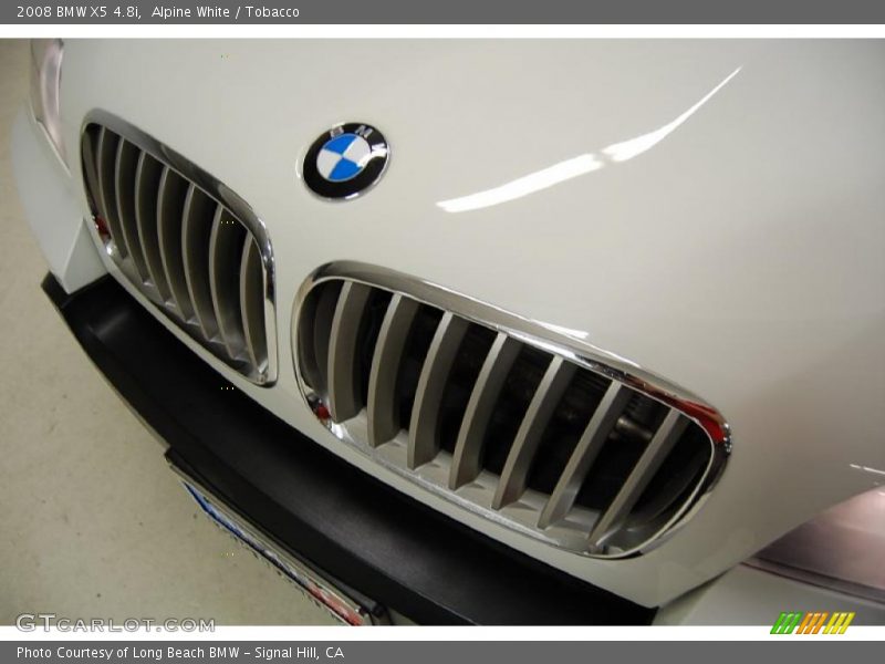Alpine White / Tobacco 2008 BMW X5 4.8i