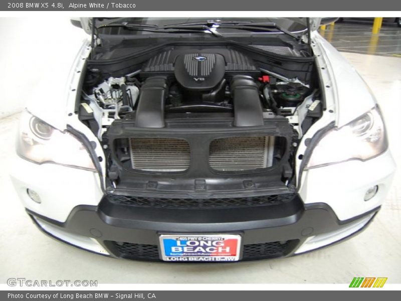 Alpine White / Tobacco 2008 BMW X5 4.8i