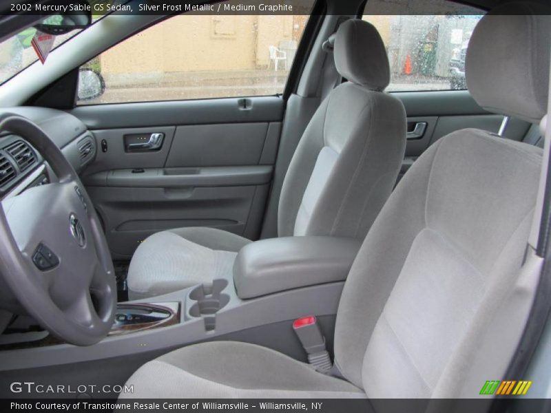 Silver Frost Metallic / Medium Graphite 2002 Mercury Sable GS Sedan