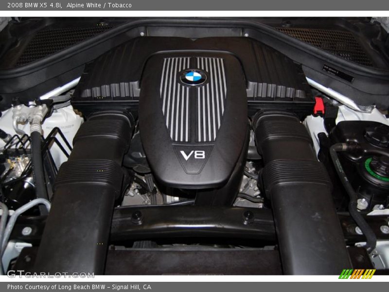 Alpine White / Tobacco 2008 BMW X5 4.8i