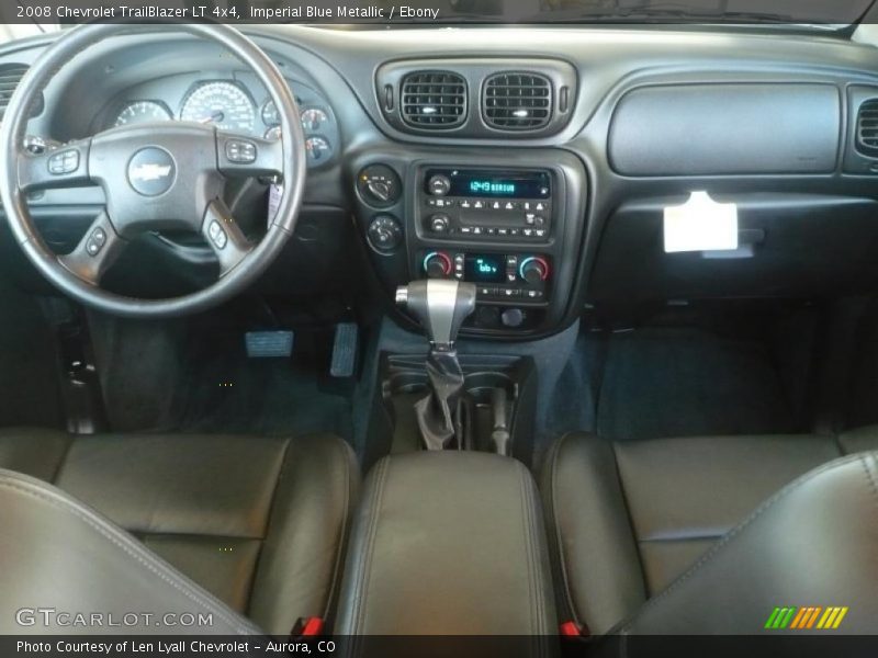 Imperial Blue Metallic / Ebony 2008 Chevrolet TrailBlazer LT 4x4