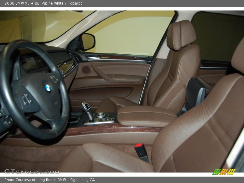 Alpine White / Tobacco 2008 BMW X5 4.8i