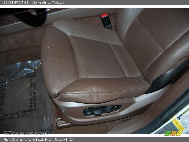 Alpine White / Tobacco 2008 BMW X5 4.8i
