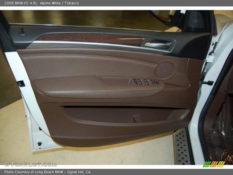 Alpine White / Tobacco 2008 BMW X5 4.8i