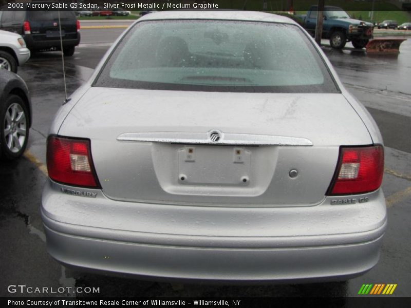 Silver Frost Metallic / Medium Graphite 2002 Mercury Sable GS Sedan