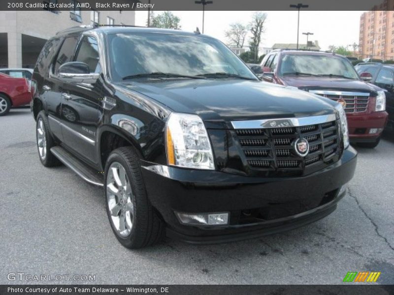 Black Raven / Ebony 2008 Cadillac Escalade AWD