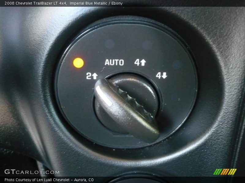 Imperial Blue Metallic / Ebony 2008 Chevrolet TrailBlazer LT 4x4