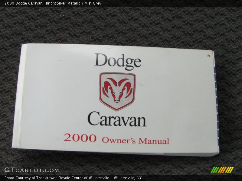 Books/Manuals of 2000 Caravan 