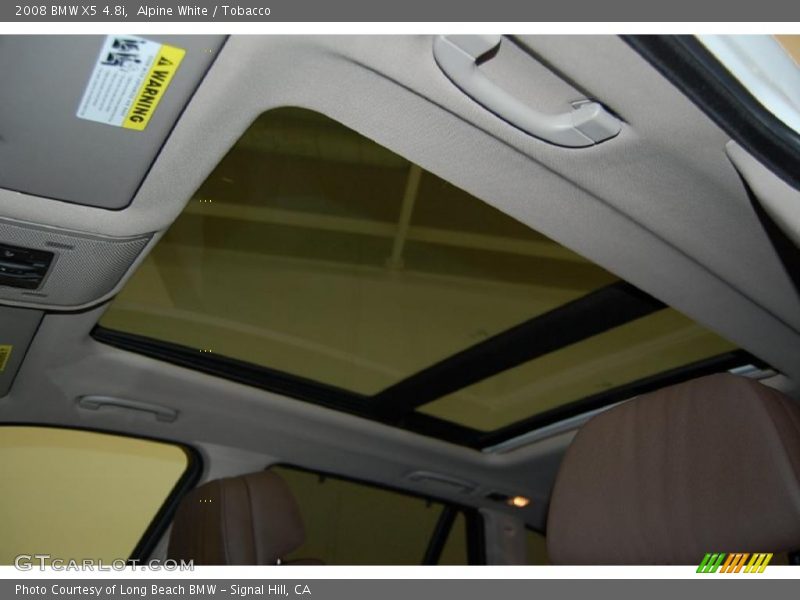 Alpine White / Tobacco 2008 BMW X5 4.8i