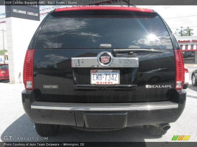 Black Raven / Ebony 2008 Cadillac Escalade AWD