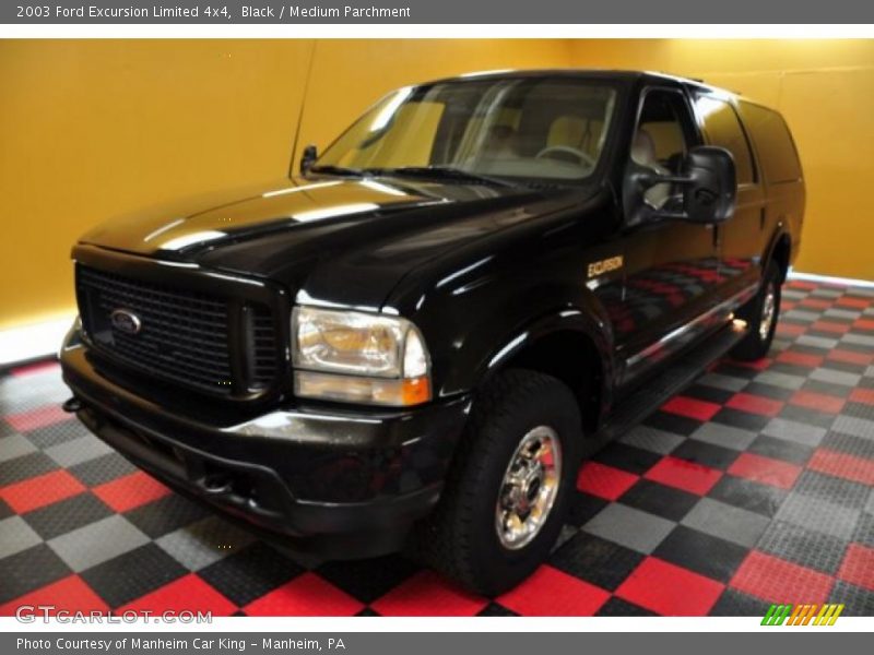 Black / Medium Parchment 2003 Ford Excursion Limited 4x4