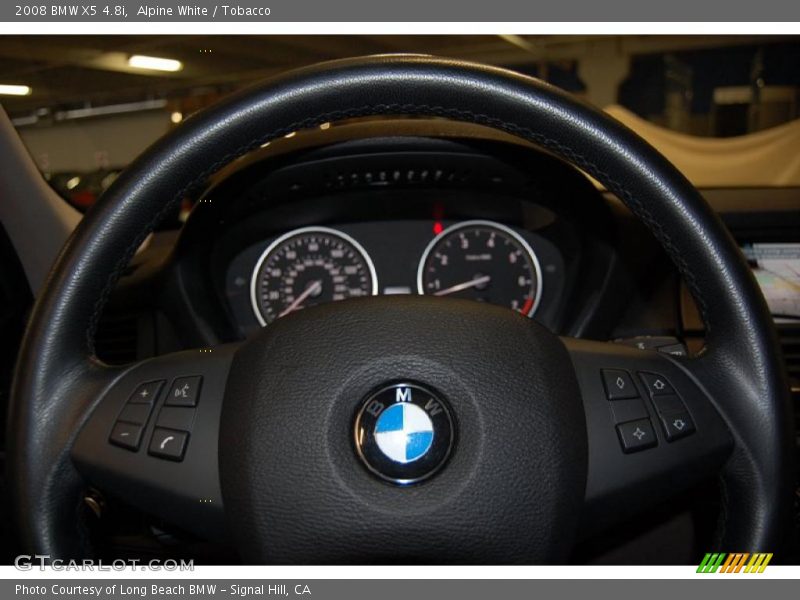 Alpine White / Tobacco 2008 BMW X5 4.8i