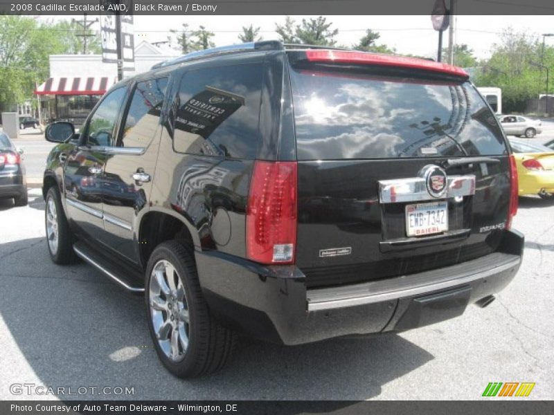 Black Raven / Ebony 2008 Cadillac Escalade AWD