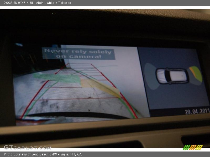 Alpine White / Tobacco 2008 BMW X5 4.8i