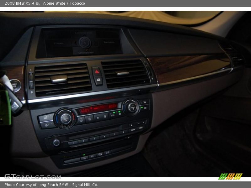 Alpine White / Tobacco 2008 BMW X5 4.8i