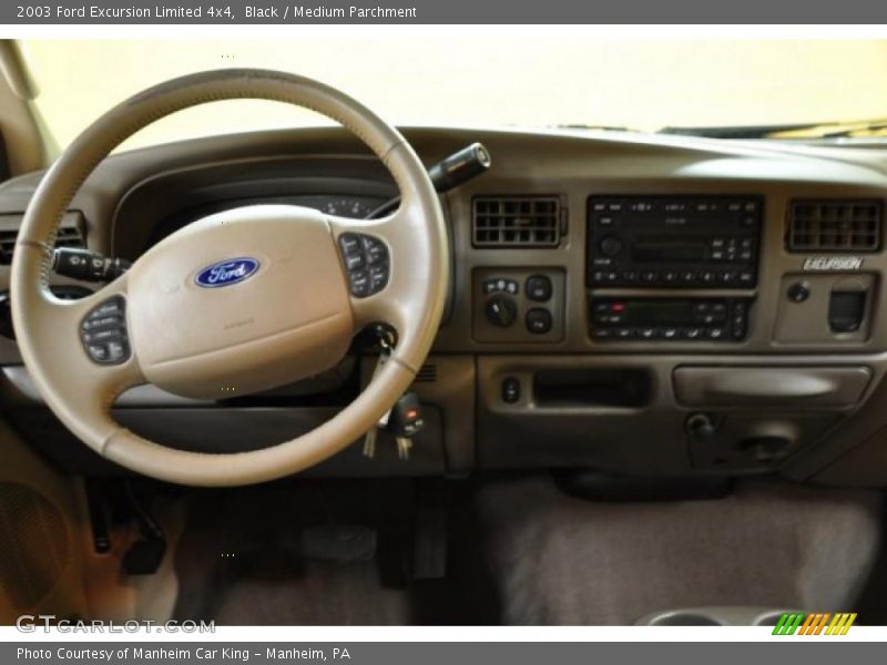 Black / Medium Parchment 2003 Ford Excursion Limited 4x4