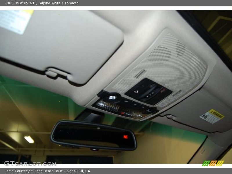 Alpine White / Tobacco 2008 BMW X5 4.8i