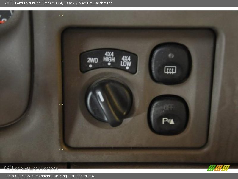 Black / Medium Parchment 2003 Ford Excursion Limited 4x4