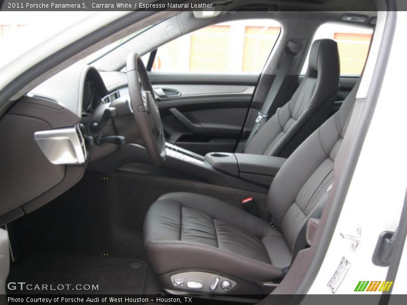  2011 Panamera S Espresso Natural Leather Interior