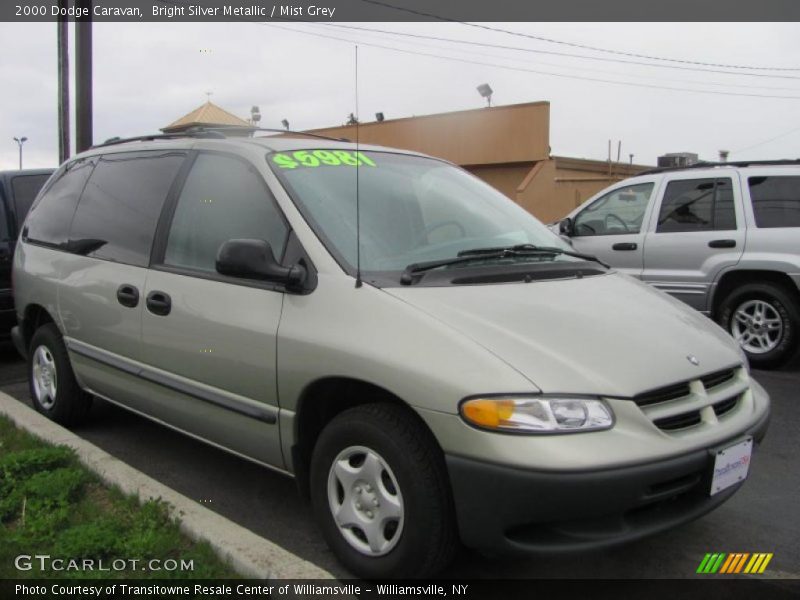 Bright Silver Metallic / Mist Grey 2000 Dodge Caravan