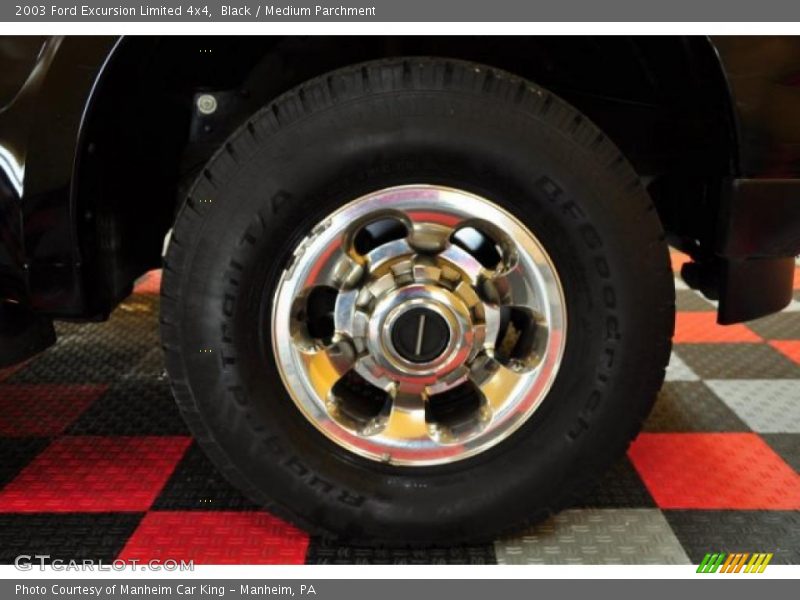 Black / Medium Parchment 2003 Ford Excursion Limited 4x4