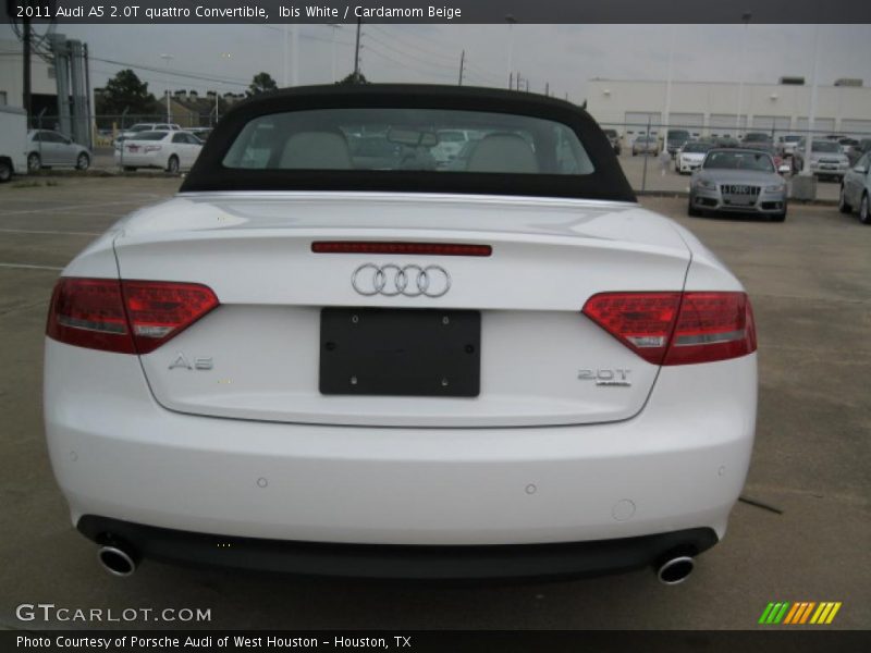 Ibis White / Cardamom Beige 2011 Audi A5 2.0T quattro Convertible