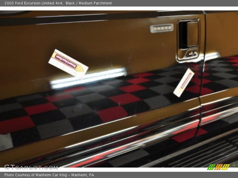 Black / Medium Parchment 2003 Ford Excursion Limited 4x4