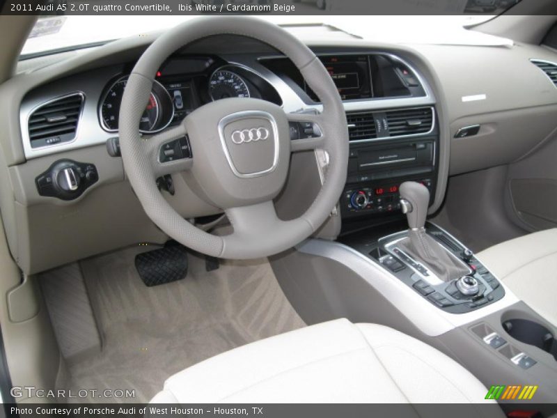 Cardamom Beige Interior - 2011 A5 2.0T quattro Convertible 
