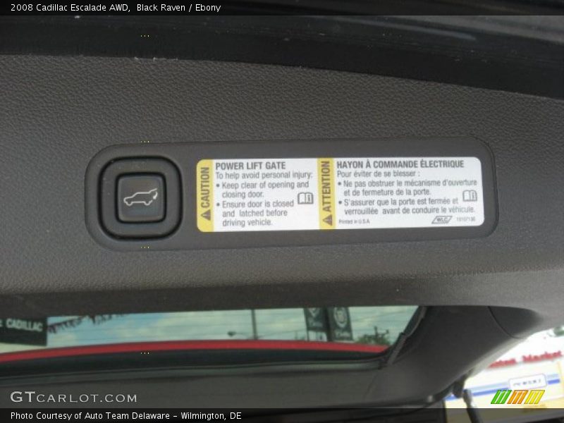 Black Raven / Ebony 2008 Cadillac Escalade AWD
