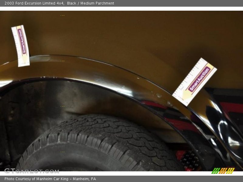 Black / Medium Parchment 2003 Ford Excursion Limited 4x4