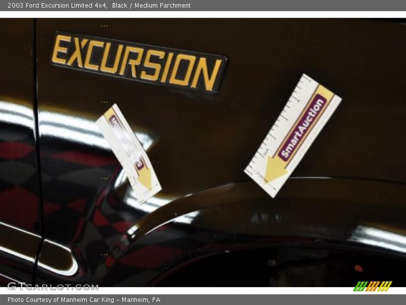 Black / Medium Parchment 2003 Ford Excursion Limited 4x4
