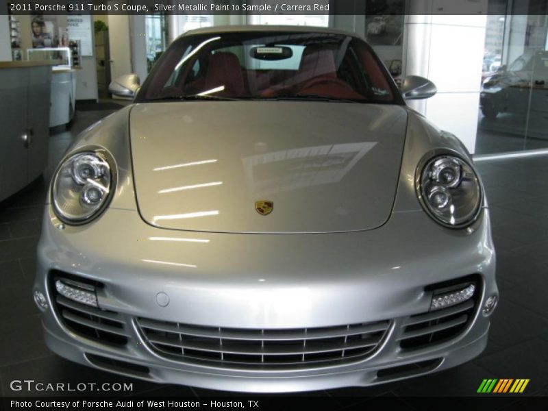  2011 911 Turbo S Coupe Silver Metallic Paint to Sample