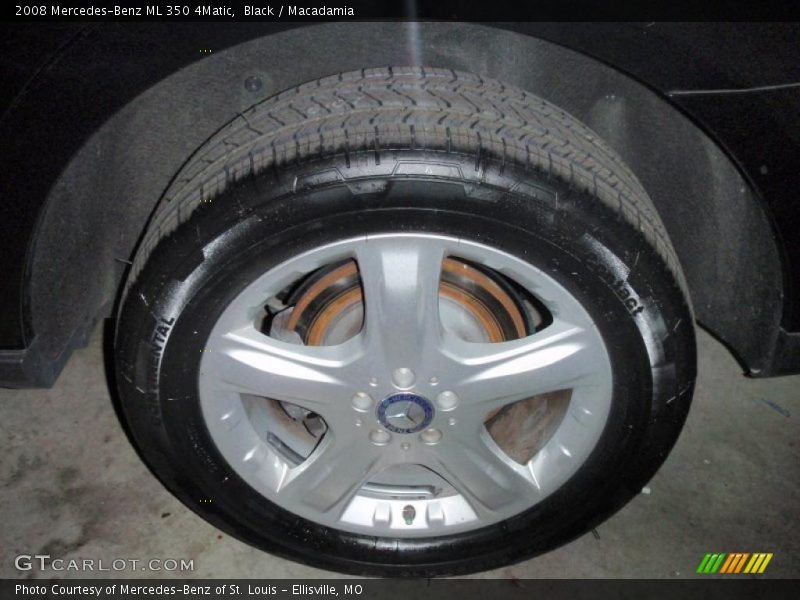 Black / Macadamia 2008 Mercedes-Benz ML 350 4Matic