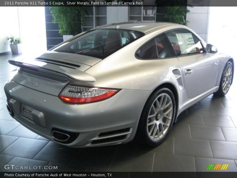  2011 911 Turbo S Coupe Silver Metallic Paint to Sample