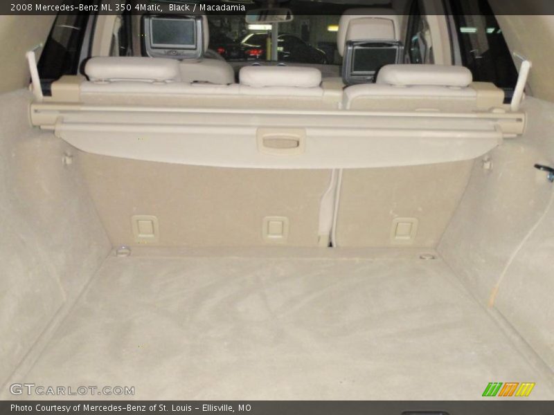 Black / Macadamia 2008 Mercedes-Benz ML 350 4Matic
