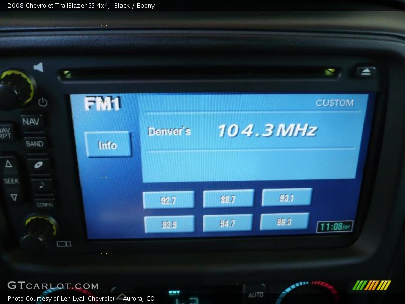 Black / Ebony 2008 Chevrolet TrailBlazer SS 4x4
