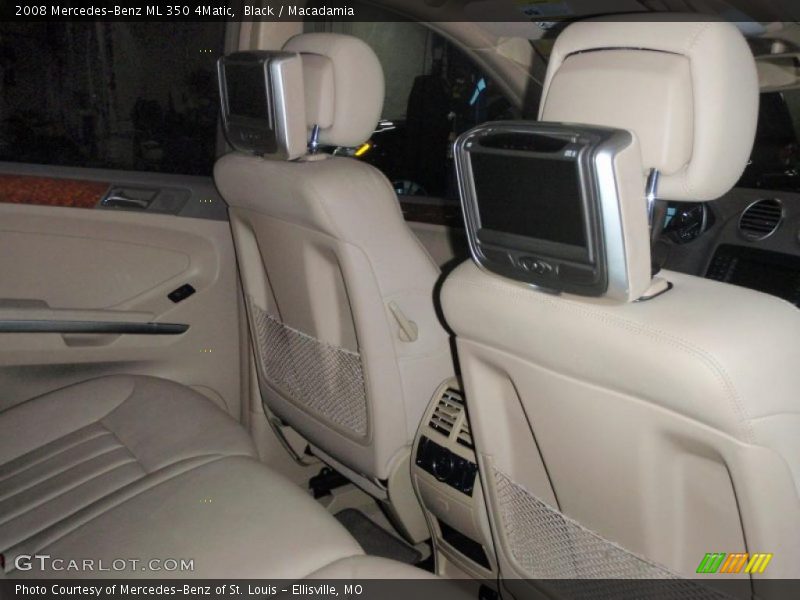Black / Macadamia 2008 Mercedes-Benz ML 350 4Matic