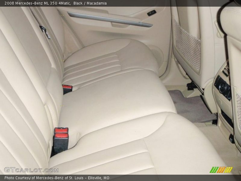 Black / Macadamia 2008 Mercedes-Benz ML 350 4Matic