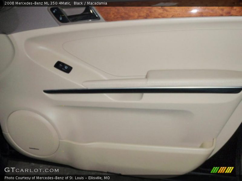 Black / Macadamia 2008 Mercedes-Benz ML 350 4Matic