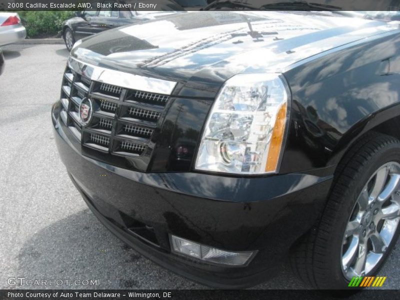Black Raven / Ebony 2008 Cadillac Escalade AWD